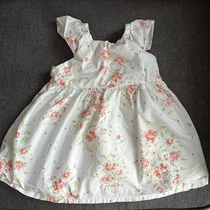 Carter’s white spring dress size 6 months